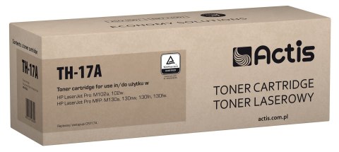 ACTIS Actis TH-17A Toner (zamiennik HP 17A CF217A; Standard; 1600 stron; czarny)