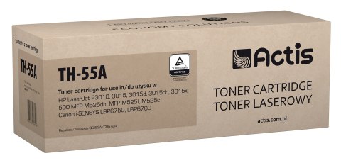 ACTIS Actis TH-55A Toner (zamiennik HP 55A CE255A; Standard; 6000 stron; czarny)