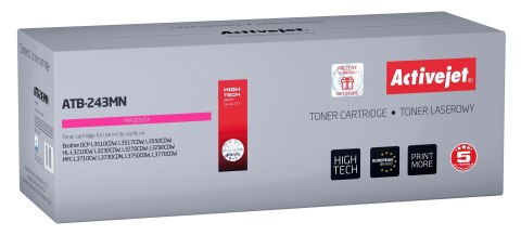 Activejet Activejet ATB-243MN Toner (zamiennik Brother TN-243M; Supreme; 1000 stron; czerwony)