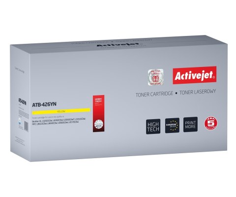 Activejet Activejet ATB-426YN Toner (zamiennik Brother TN-426Y; Supreme; 6500 stron; żółty)