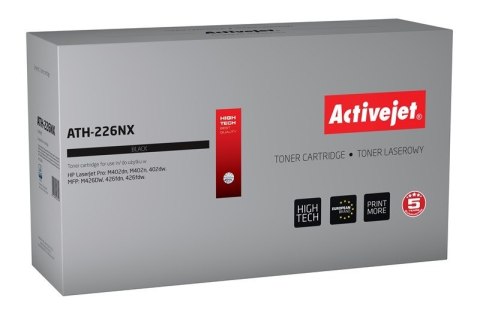 Activejet Activejet ATH-226NX Toner (zamiennik HP 226X CF226X; Supreme; 9200 stron; czarny)