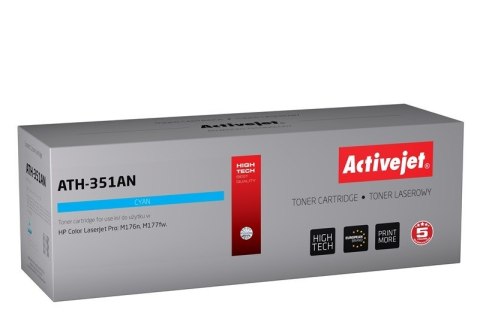 Activejet Activejet ATH-351AN Toner (zamiennik HP 205A CF351A; Supreme; 1100 stron; niebieski)