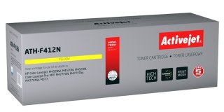 Activejet Activejet ATH-F412N Toner (zamiennik HP 410A CF412A; Canon CRG 046 Y 1247C002; Supreme; 2300 stron; żółty)