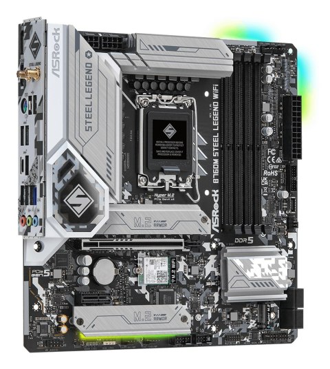 Asrock Płyta główna Asrock B760M STEEL LEGEND WIFI
