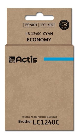 ACTIS Actis KB-1240C Tusz (zamiennik Brother LC1240C/LC1220C; Standard; 19 ml; niebieski)