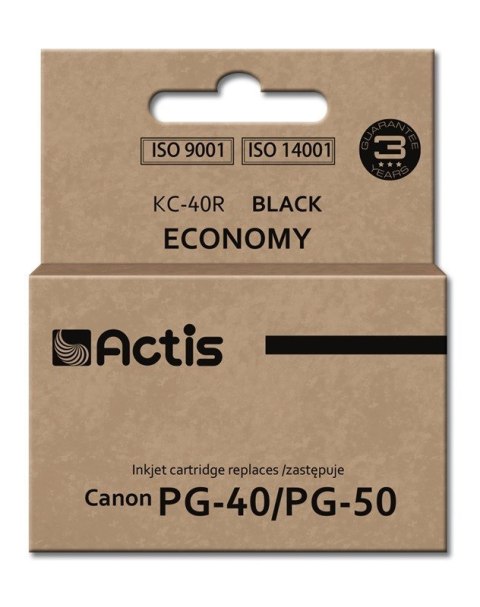 ACTIS Actis KC-40R Tusz (zamiennik Canon PG-40/PG-50; Standard; 25 ml; czarny)