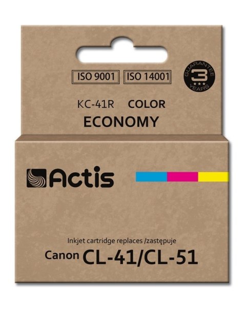 ACTIS Actis KC-41R Tusz (zamiennik Canon CL-41/CL-51; Standard; 18 ml; kolor)