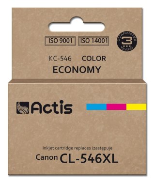 ACTIS Actis KC-546 Tusz (zamiennik Canon CL-546XL; Supreme; 15 ml; 180 stron; czerwony, niebieski, żółty).