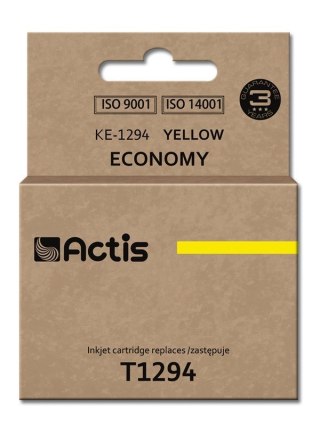 ACTIS Actis KE-1294 Tusz (zamiennik Epson T1294; Standard; 15 ml; żółty)