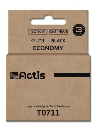 ACTIS Actis KE-711 Tusz (zamiennik Epson T0711, T0891, T1001; Standard; 15 ml; czarny)