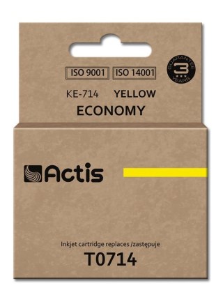 ACTIS Actis KE-714 Tusz (zamiennik Epson T0714, T0894, T1004; Standard; 13.5 ml; żółty)