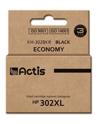 ACTIS Actis KH-302BKR Tusz (zamiennik HP 302XL F6U68AE; Premium; 15 ml; czarny)