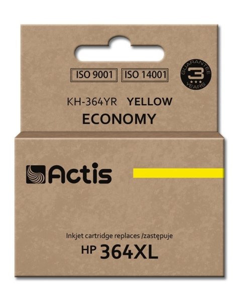 ACTIS Actis KH-364YR Tusz (zamiennik HP 364XL CB325EE; Standard; 12 ml; żółty)
