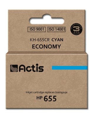 ACTIS Actis KH-655CR Tusz (zamiennik HP 655 CZ110AE; Standard; 12 ml; niebieski)