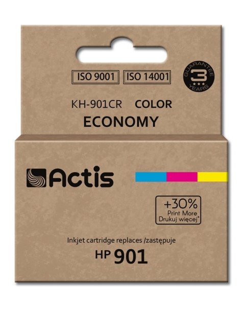 ACTIS Actis KH-901CR Tusz (zamiennik HP 901 CC656AE; Standard; 18 ml; kolor)