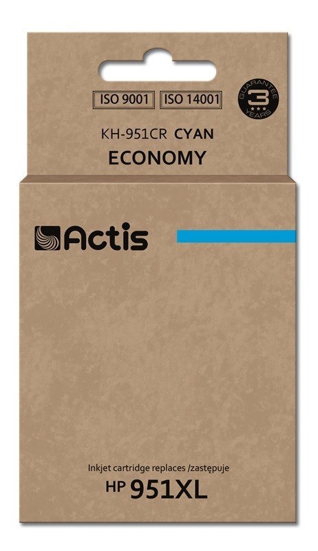 ACTIS Actis KH-951CR Tusz (zamiennik HP 951XL CN046AE; Standard; 25 ml; niebieski)