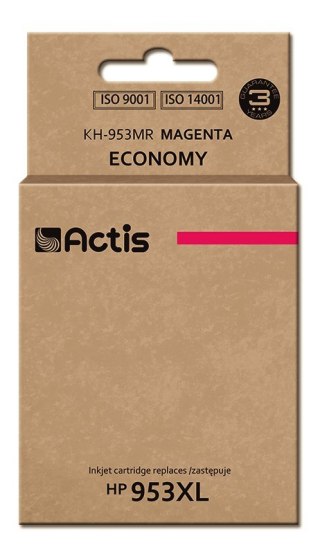 ACTIS Actis KH-953MR Tusz (zamiennik HP 953XL F6U17AE; Standard; 25ml; czerwony) - Nowy Chip
