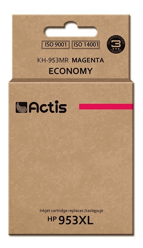 ACTIS Actis KH-953MR Tusz (zamiennik HP 953XL F6U17AE; Standard; 25ml; czerwony) - Nowy Chip