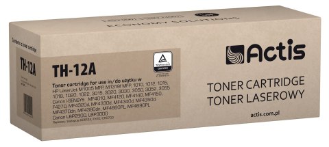 ACTIS Actis TH-12A Toner (zamiennik HP 12A Q2612A, Canon FX-10, Canon CRG-703; Standard; 2000 stron; czarny)