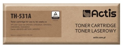 ACTIS Actis TH-531A Toner (zamiennik HP 304A CC531A, Canon CRG-718C; Standard; 3000 stron; niebieski)