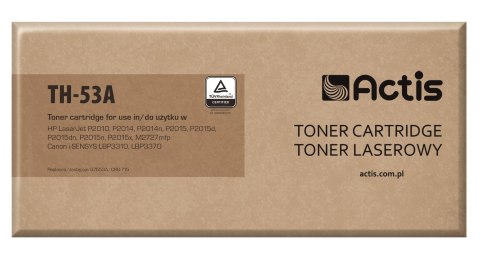 ACTIS Actis TH-53A Toner (zamiennik HP 53A Q7553A, Canon CRG-715; Standard; 3000 stron; czarny)