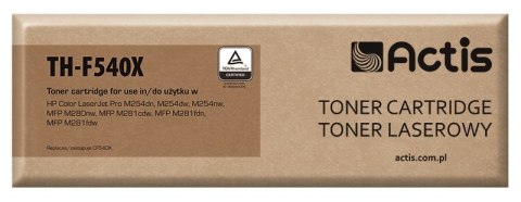 ACTIS Actis TH-F540X Toner (zamiennik HP 203X HP203X CF540X; Standard; 3200 stron; czarny)