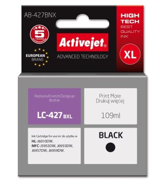 Activejet Activejet AB-427BNX Tusz (zamiennik Brother LC-427BXL ; Supreme; 109 ml; czarny)
