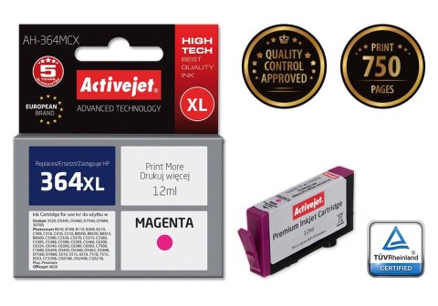 Activejet Activejet AH-364MCX Tusz (zamiennik HP 364XL CB324EE; Premium; 12 ml; czerwony)