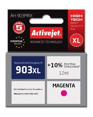 Activejet Activejet AH-903MRX Tusz (zamiennik HP 903XL T6M07AE; Premium; 12 ml; czerwony)