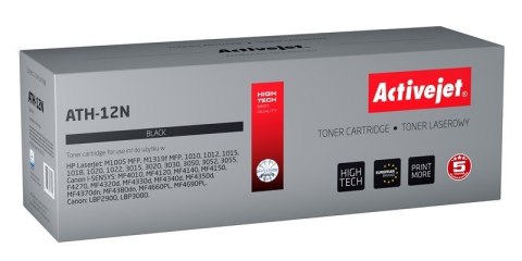 Activejet Activejet ATH-12N Toner (zamiennik HP 12A Q2612A, Canon FX-10; Supreme; 2000 stron; czarny)