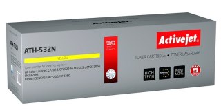 Activejet Activejet ATH-532N Toner (zamiennik HP 304A CC532A, Canon CRG-718Y; Supreme; 2900 stron; żółty)