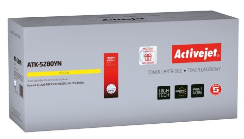 Activejet Activejet ATK-5280YN Toner (zamiennik Kyocera TK-5280Y; Supreme; 11000; żółty)