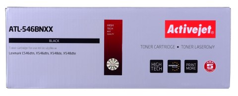 Activejet Activejet ATL-546BNXX Toner (zamiennik LEXMARK C546U1KG; Supreme; 8000 stron; czarny)