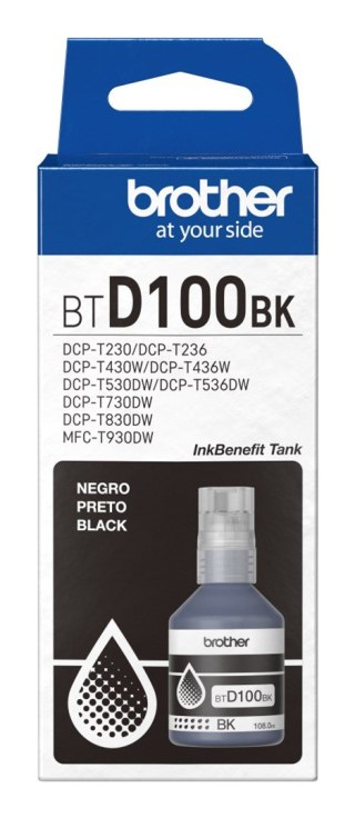 Brother BROTHER Tusz czarny BTD100BK=BT-D100BK