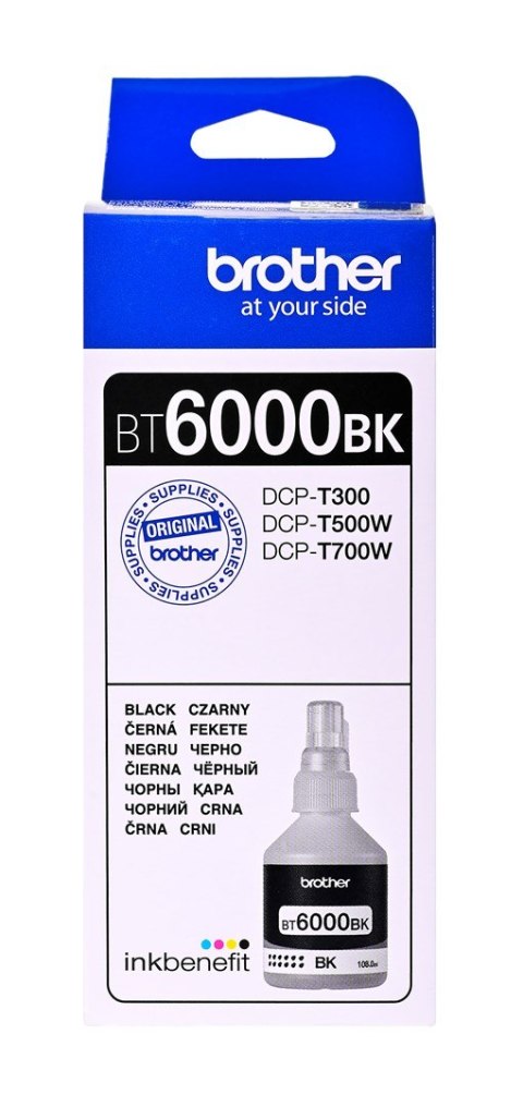 Brother Tusz Brother czarny BT6000BK=BT-6000BK, 6000 str.