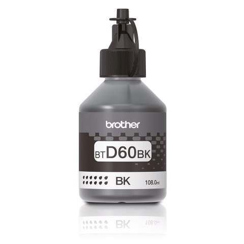 Brother Tusz Brother czarny BTD60BK=BTD-60BK, 6500 str.,108 ml