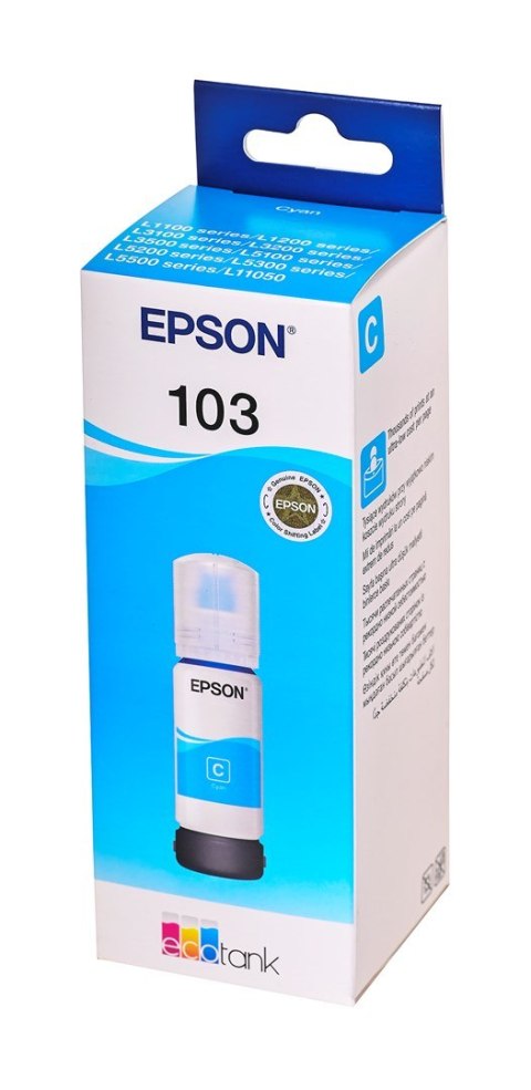 Epson Tusz Epson C13T00S24A (oryginał 103; 65 ml; niebieski)