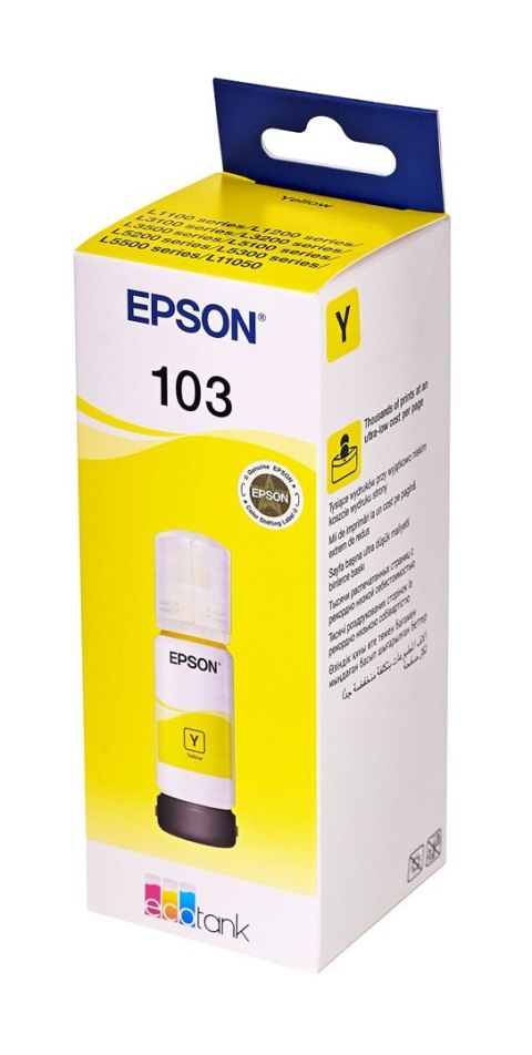 Epson Tusz Epson C13T00S44A (oryginał 103; 65 ml; żółty)