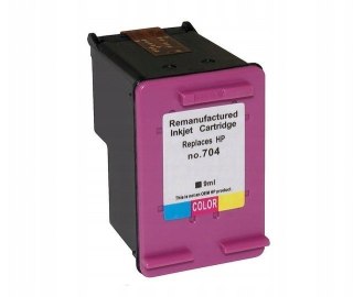 Superbulk SUPERBULK B-H704C tusz trójkolorowy do drukarki HP (zamiennik HP 704 CN693AE) Standard