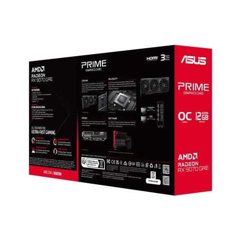 ASUS Karta graf. ASUS PRIME RX9070 GRE OC 12G
