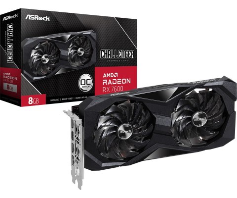 Asrock Karta graficzna ASRock Radeon RX 7600 Challenger 8GB OC