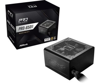 Asrock Zasilacz ASRock PRO-650G 650W 80 PLUS Gold