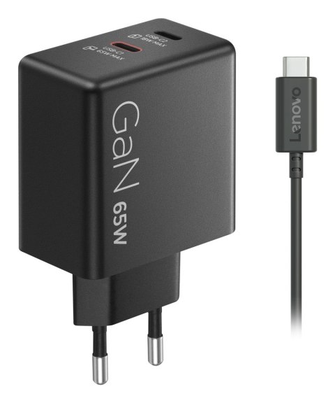 Lenovo Ładowarka sieciowa Lenovo G0A6065BEU GaN 2x USB-C 65W czarna