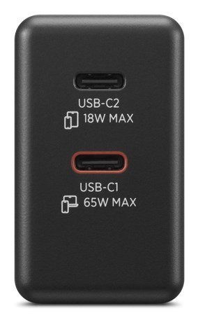 Lenovo Zasilacz Lenovo 65W GaN Dual USB-C (40AW065BEU)
