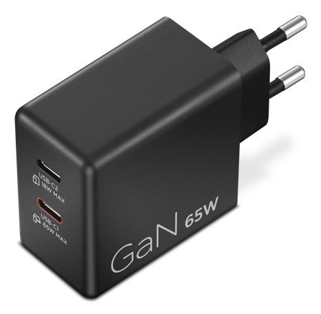 Lenovo Zasilacz Lenovo 65W GaN Dual USB-C (40AW065BEU)