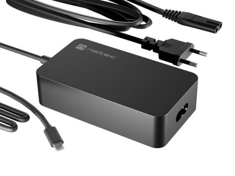 NATEC NATEC ZASILACZ ŁADOWARKA GRAYLING GAN USB-C 65W DO LAPTOPÓW, TABLETÓW, TELEFONÓW