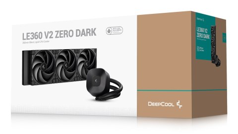 DEEPCOOL Chłodzenie wodne DeepCool LE360 V2 ZERO DARK