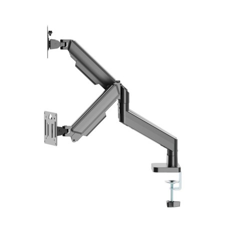 GEMBIRD GEMBIRD BIURKOWE RAMIĘ/UCHWYT NA DWA MONITORY (REGULOWANE) 17"-32", OBCIĄŻENIE DO 10KG, KOLOR CZARNY
