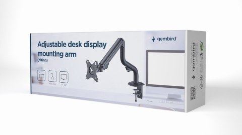 GEMBIRD GEMBIRD BIURKOWE REGULOWANE RAMIĘ/UCHWYT NA MONITOR 17-32, VESA 100X100MM, DO 8 KG
