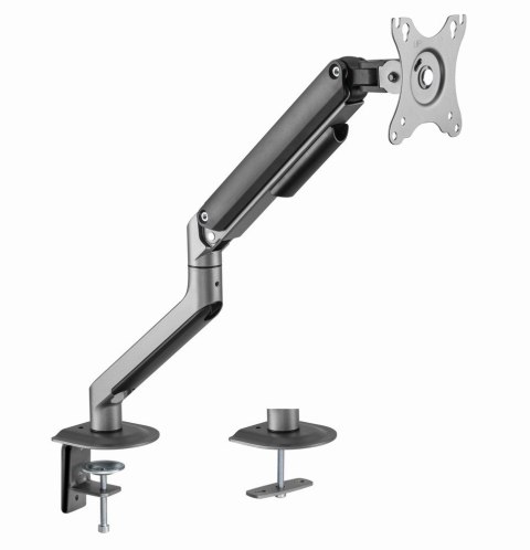 GEMBIRD GEMBIRD BIURKOWE REGULOWANE RAMIĘ/UCHWYT NA MONITOR 17-32, VESA 100X100MM, DO 9 KG, KOLOR SZARY
